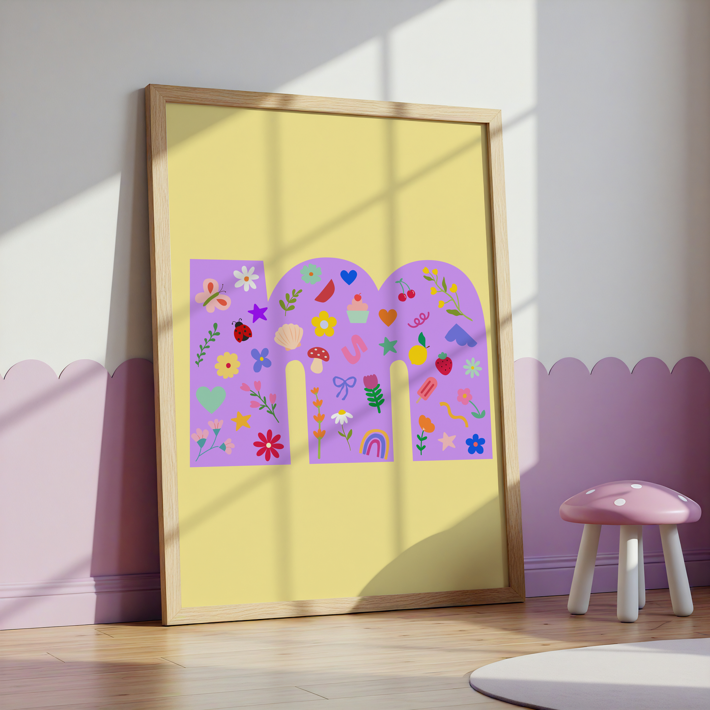 The Little Initial - Personalized Initial Print