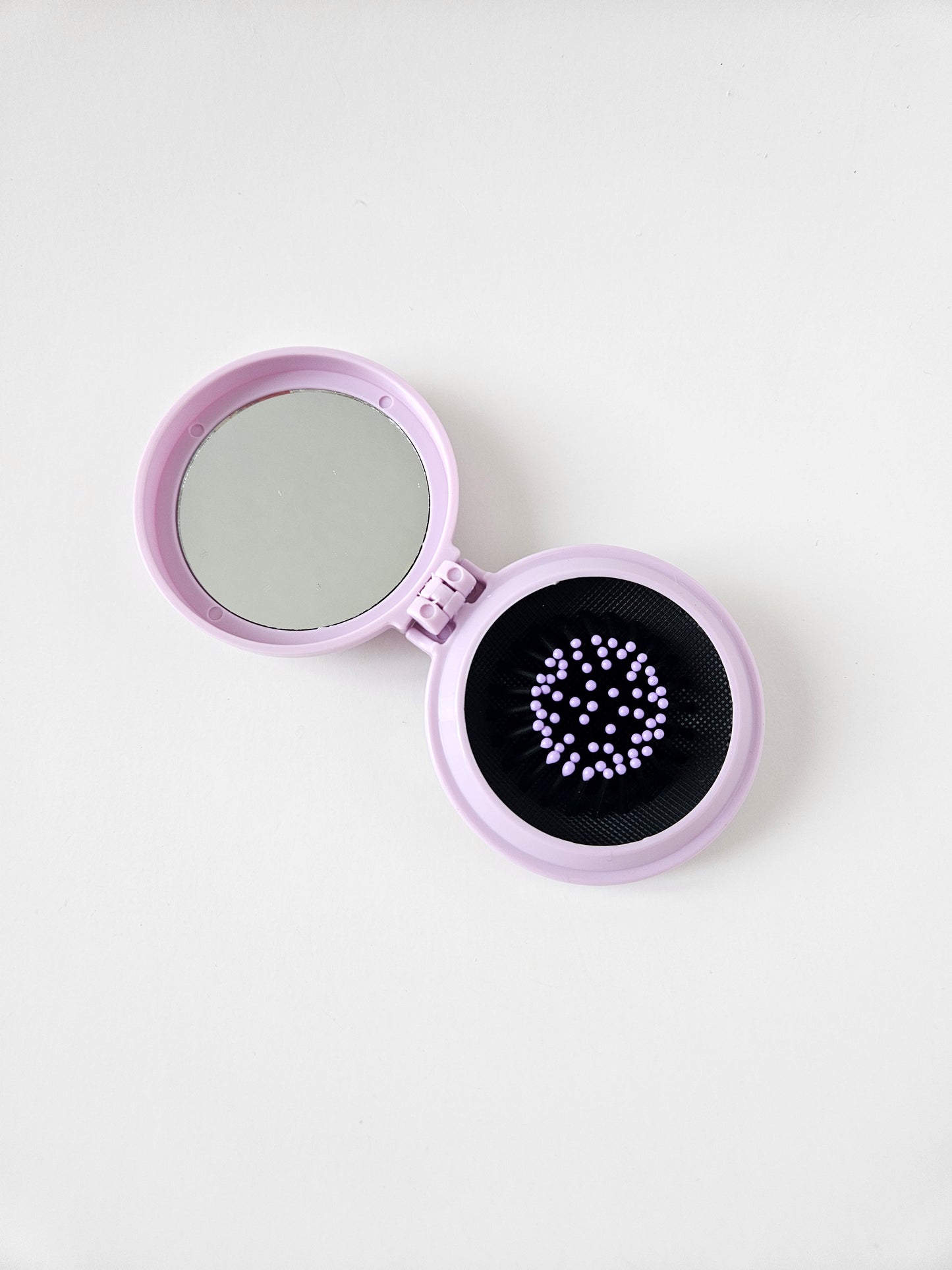 Foldable Mirror & Hair Brush