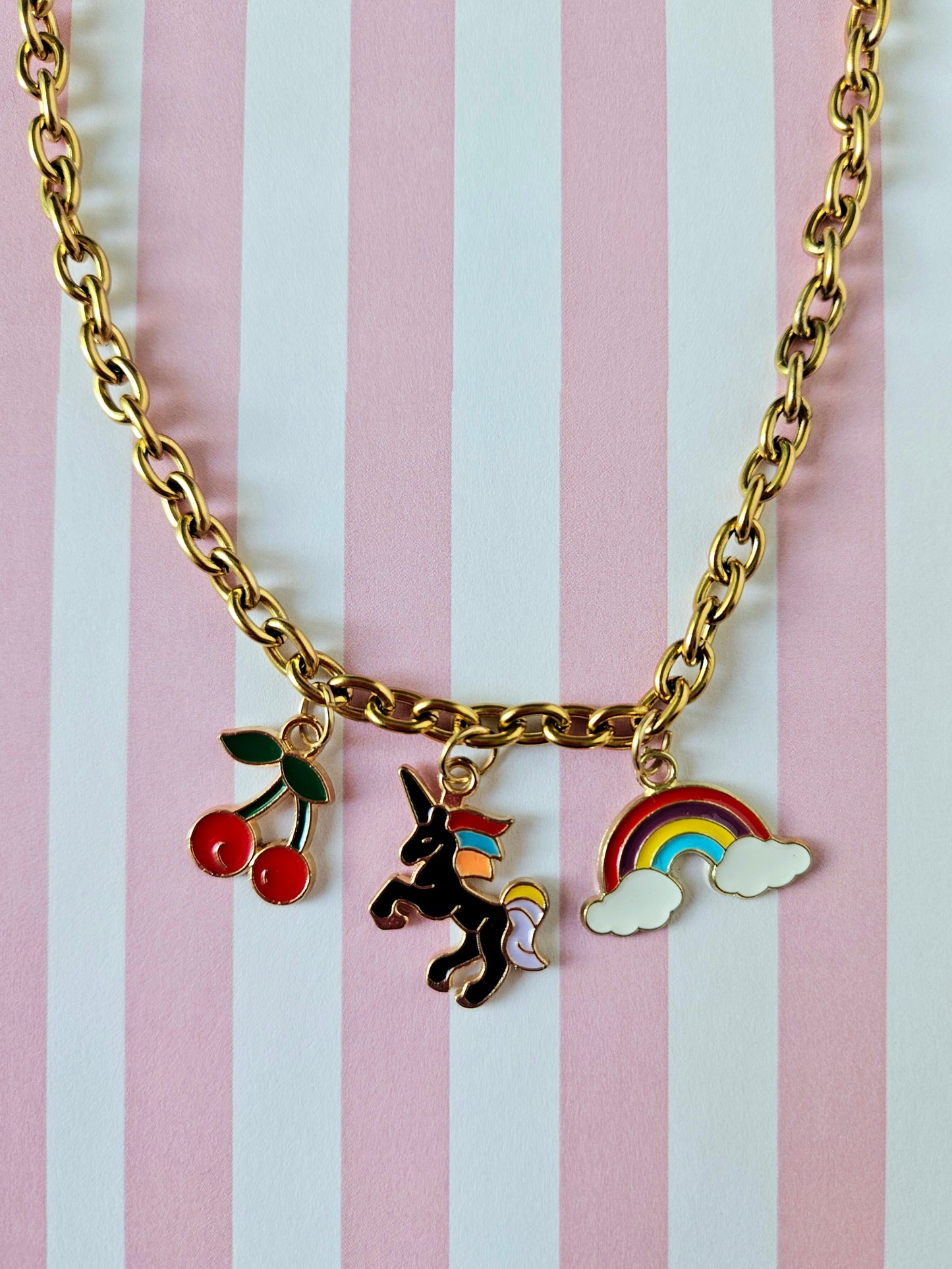One-of-a-Kind Unicorn Charm Necklace