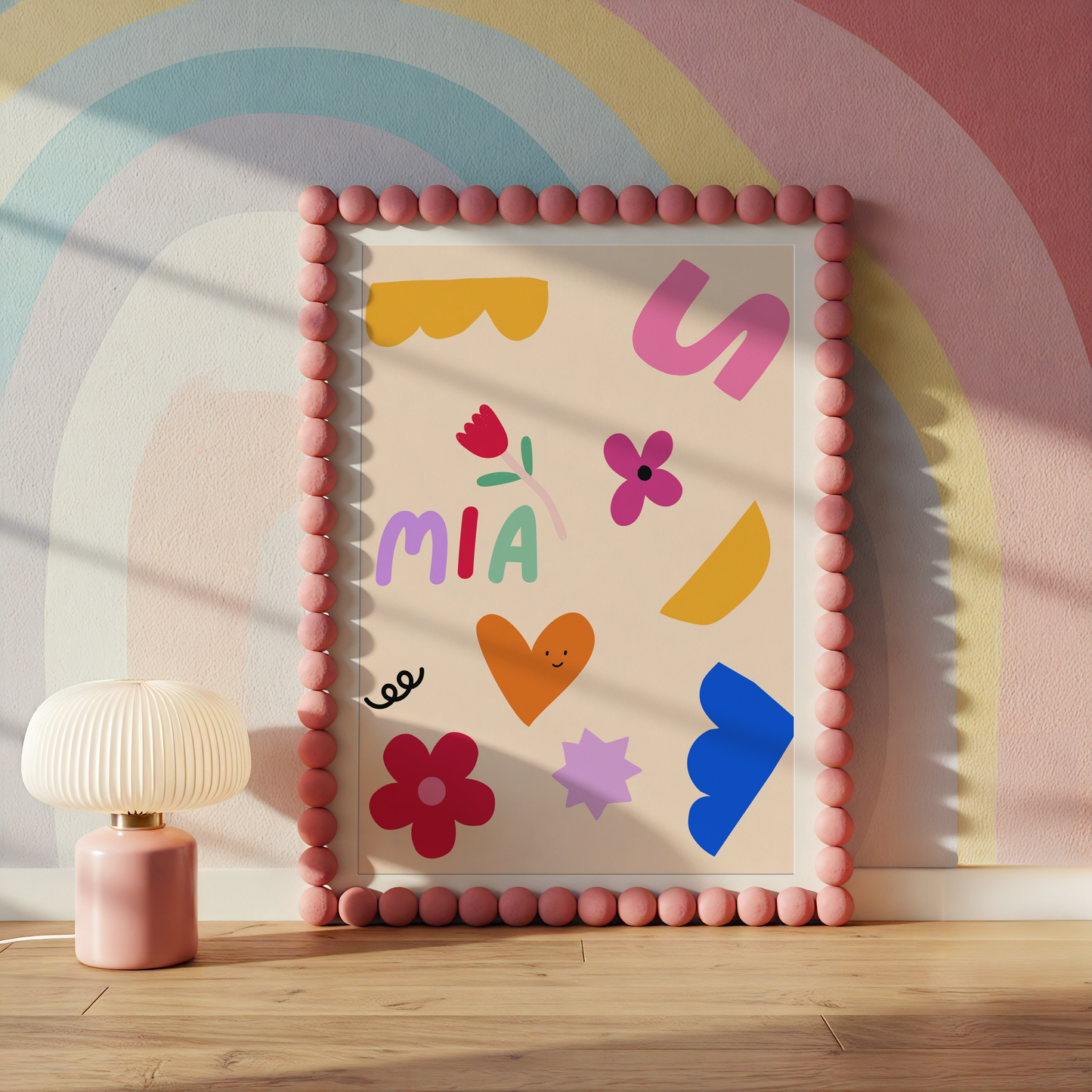 All The Shapes - Personalized Name Print